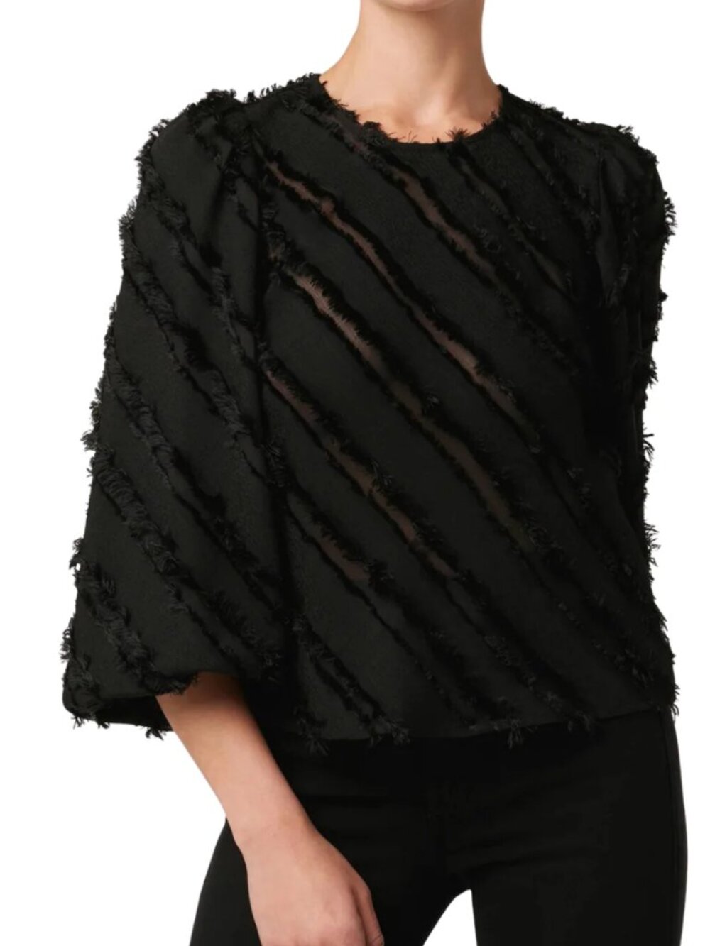 Joes Jeans The Mindy Blouse XL Black